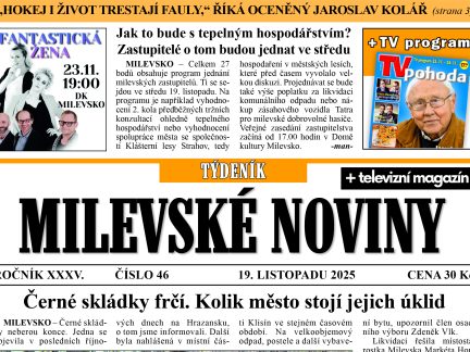 Milevské noviny nesou čerstvé zprávy z regionu