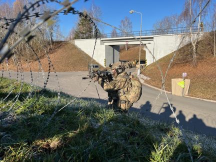 Vojáci si procvičili ochranu Temelína
