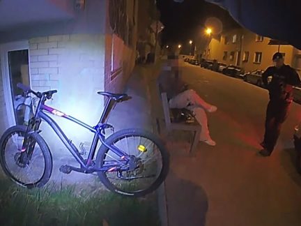 Písečák v Suchém Vrbném na kradeném kole