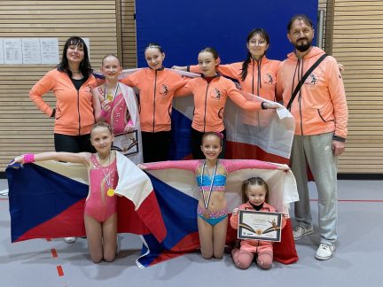 Písecký aerobik premiérově na mezinárodní scéně