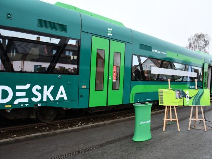 Kraj v Křemži poprvé představil novou vizuální identitu krajského dopravního systému