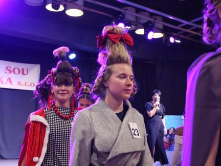 Kadeřnická soutěž v Táboře nabídla přehlídku fantazie i zimních příběhů