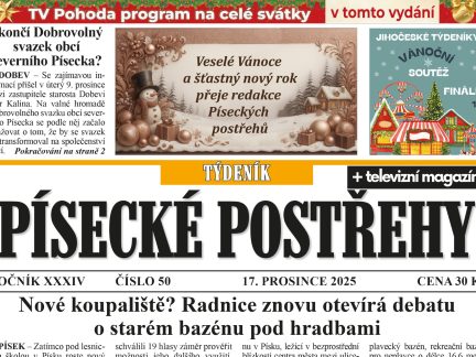 Co přinesou středeční Písecké postřehy?