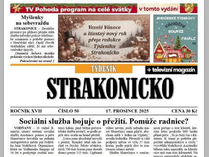 Co se dočtete v novém vydání Týdeníku Strakonicko?