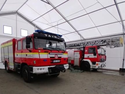 Suchdolští hasiči tráví zimu ve stanu. Držte nám palce, vyzývá velitel