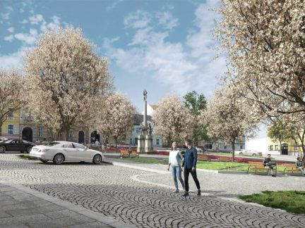 Jak bude vypadat parkování na náměstí ve Volyni
