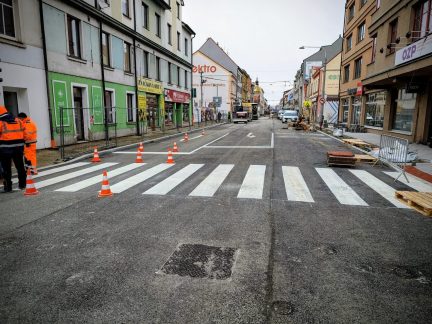 Část Rudolfovské ulice v Budějovicích bude zprůjezdněna od pátku