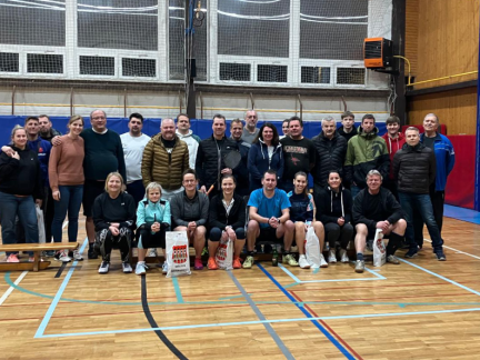 Vánoční turnaj v badmintonu opanovali manželé Herinkovi