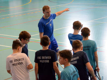 Florbal: Lídr divize si připravil speciální program pro milevskou mládež