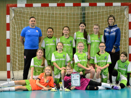 Dívčí turnaj okresů v Milevsku ovládl OFS České Budějovice