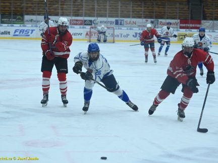 VIDEO: Junioři Tábora udrželi proti poslední Chrudimi nulu. Prosadili se i při početní nevýhodě