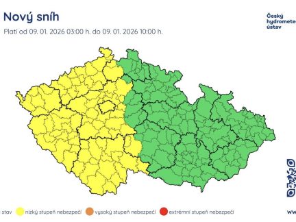 Mrazy doplní sníh. Meteorologové vydali výstrahu pro Jihočeský kraj