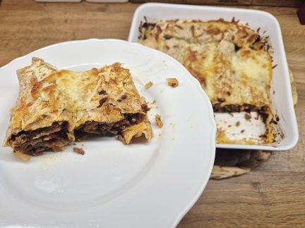 DOBROTY: Zapečené tortilly s mletým masem