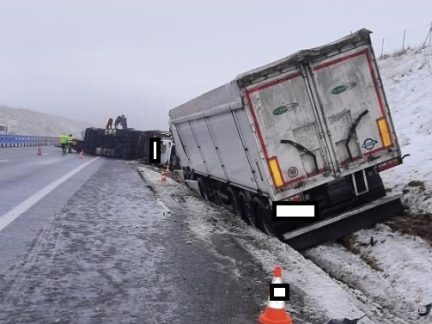 Provoz na dálnici D3 je po nehodě kamionů obnoven