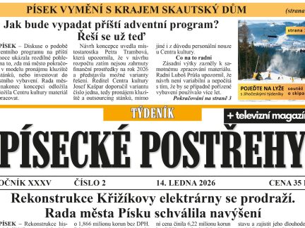 Co přinesou středeční Písecké postřehy?