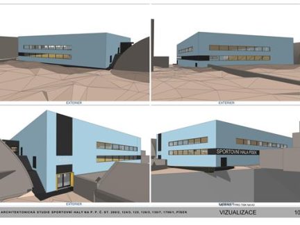 Město Písek začne na jaře stavět novou sportovní halu