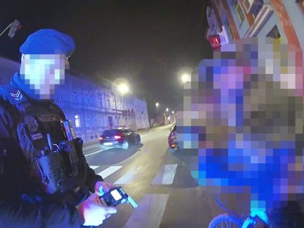 Z večírku v Budějovicích vyrazil domů na kole. Cyklista nadýchal téměř 2,5 promile