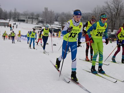 Ve Vimperku se jel Český pohár žactva v běhu na lyžích. Přilákal téměř tři stovky závodníků z celé republiky