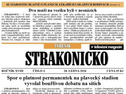 Co se dočtete v novém vydání Týdeníku Strakonicko?