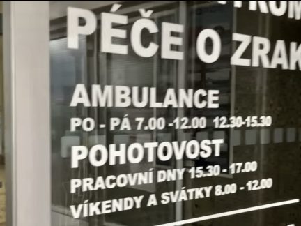 Nemocnice Strakonice upozorňuje na změnu vstupu na oční pohotovost