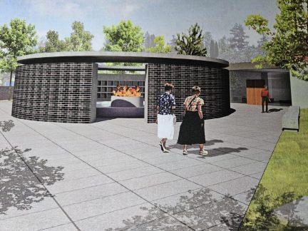 Budoucí podoba suchdolského hřbitova připomíná loď i boží oko. Občané se dočkají obřadní síně