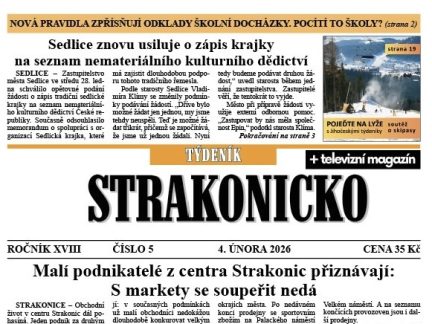 Co se dočtete v novém vydání Týdeníku Strakonicko?