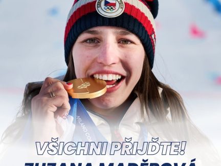Zlatá medailistka Zuzana Maděrová přijede dnes večer na Olympijský festival