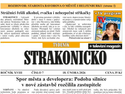 Co se dočtete v novém vydání Týdeníku Strakonicko?