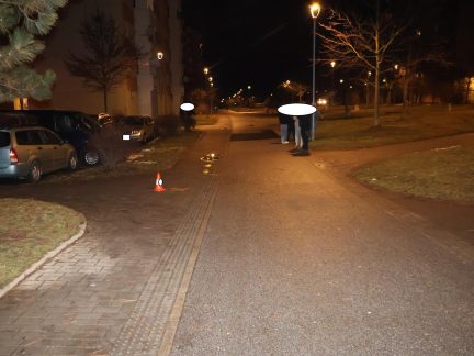 Koloběžkář srazil na chodníku v Budějovicích psa, pak z místa ujel