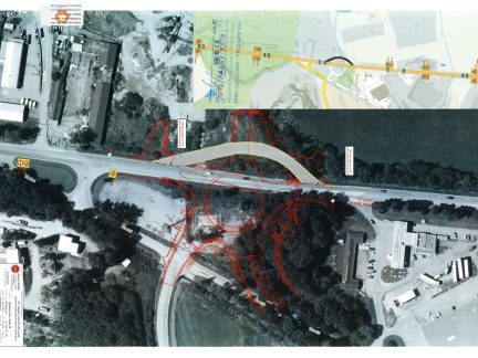 V příštím týdnu začnou v Kaplici první přípravné práce na stavbě nové okružní křižovatky