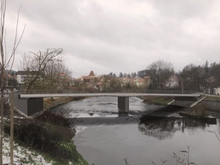 Český Krumlov připravuje nový most u pivovaru