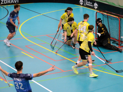 Florbalisté Milevska jsou krůček od postupu do dalšího kola play up