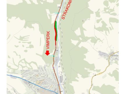 Na výjezdu z Vimperka začnou práce na stabilizaci svahu