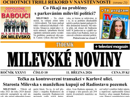 Milevské noviny nesou čerstvé zprávy z regionu