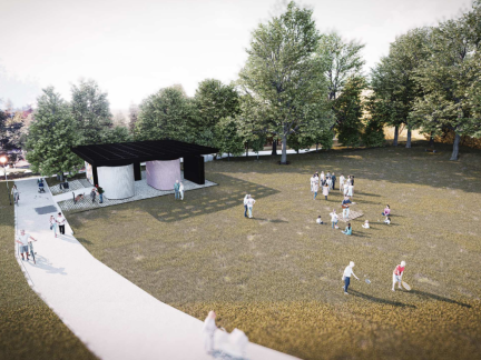 V parku pod jindřichohradeckým gymnáziem přibudou veřejné toalety