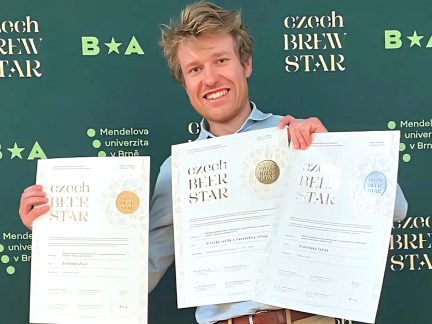 Pivo ze školní lavice dobývá soutěže. Studenti z Veselí vaří medailové speciály