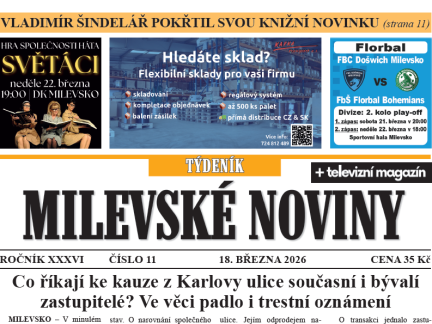 Milevské noviny nesou čerstvé zprávy z regionu