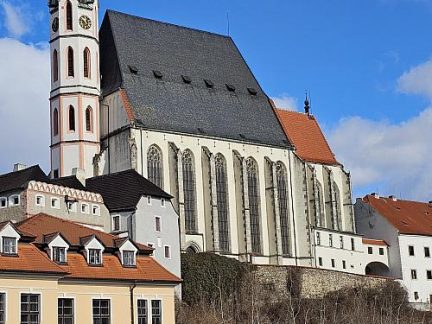 Kostel svatého Víta v Českém Krumlově prochází rozsáhlou revitalizace