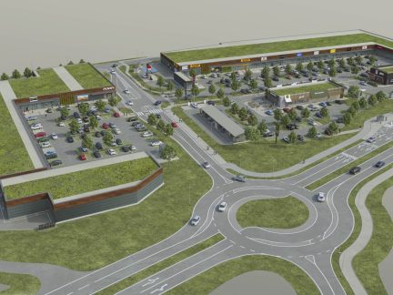 Na okraji Budějovic mají vyrůst dva retail parky. Přibydou desítky obchodů a fast foody