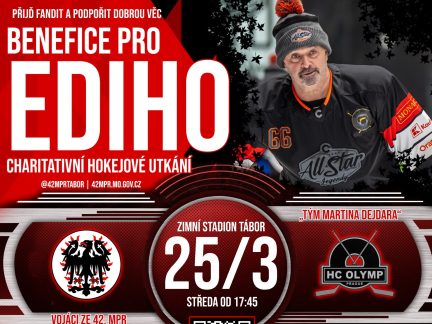 VIDEO: Na zápas vojáků proti týmu hvězd zve Martin Dejdar. Pro Ediho!