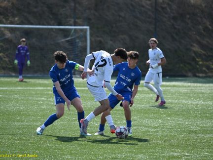 VIDEO: Devatenáctka Táborska získala první domácí jarní bod. Proti Boleslavi jí pomohl k vyrovnání roh