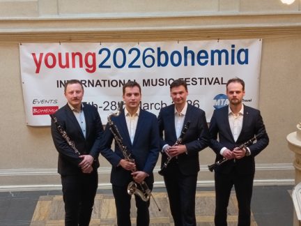 Klarinetový soubor Prachatice opět zazářil. Z Prahy přivezl zlato