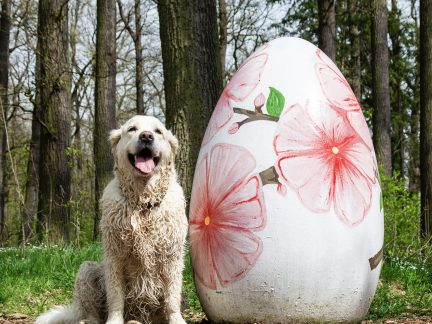 Obři kraslice i běh pro dobrou věc. Na Hluboké začínají Velikonoce