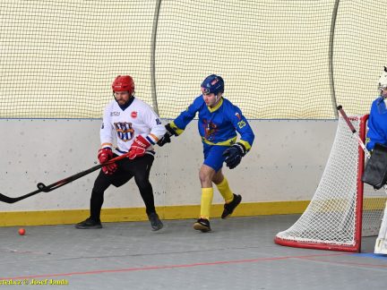 VIDEO: Hokejbalisté plánského Sokola vydřeli povinné vítězství. Pluhův Žďár hrál o body do posledních sekund