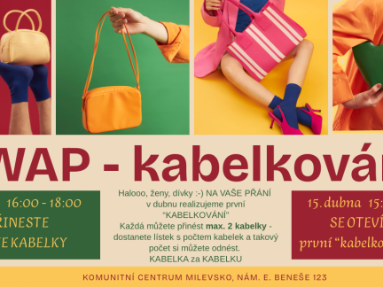 Oživte svůj šatník bez utrácení na prvním swapu kabelek v Milevsku