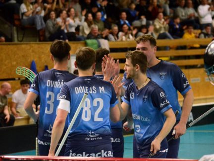 Druhý bod pro Došwich! Florbalisté Milevska mají zítra postupový mečbol