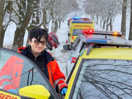 Vedoucí lékařka oblastního střediska v Táboře Naděžda Dobrovodská získala ocenění za svou práci