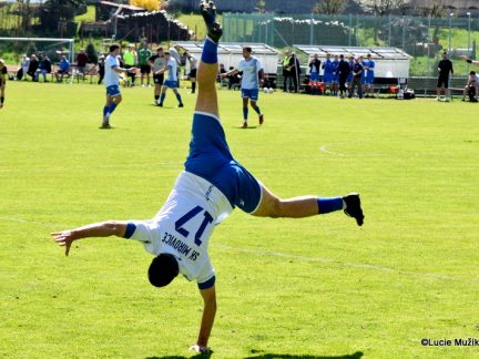 Výhru Mirovic nad Dolním Dvořištěm zajistil dvěma góly Lukáš Rom