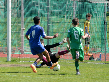 Starší žáci Milevska rozebrali poslední Krumlov. Milan Ferko dal hattrick za pět minut