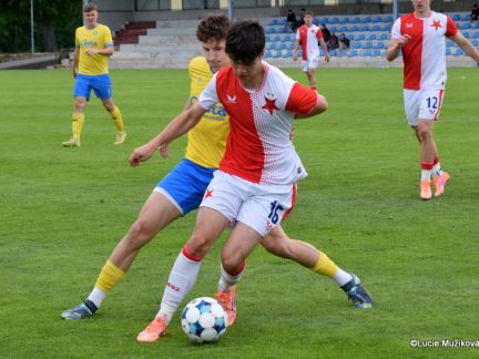 Písek doma padl se Slavií, duel v lijáku rozhodl Potměšil